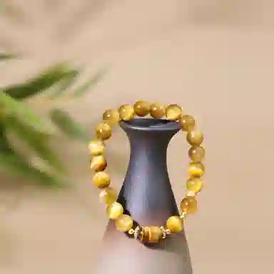子婳 复古国潮招财转运小众设计个性潮流轻奢大气高级感手饰#好运 虎眼石 手串 男女同款情侣款