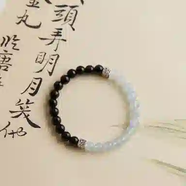 子婳 设计款小众复古情绪稳定清新雅致日常百搭 蓝水晶 手串 女款
