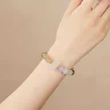 子婳 星光璀璨八方来财招财暴富能量守护石五行花开富贵小众设计轻奢简约百搭手饰 多色水晶 手串 女款