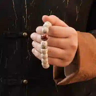 子婳 五岳珠老型珠文玩盘玩招财转运平安顺逐小众复古简约串珠#好运 星月菩提 手串 男款