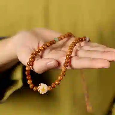 子婳 招财纳福好运连连复古森系高油高密手持炭烧猫爪轻奢简约可爱甜美手饰 库克 手串 女款
