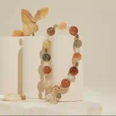 子婳 时来运转财富亨通多宝福禄寿小众轻奢点缀独特设计优雅清新浪漫告白#好运 多色水晶 手串 女款