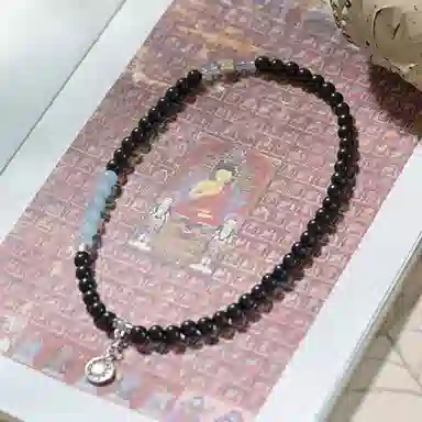 子婳 智慧能量事业有成招财转运小众复古精致时尚简约百搭高级气质 黑檀 手串 女款