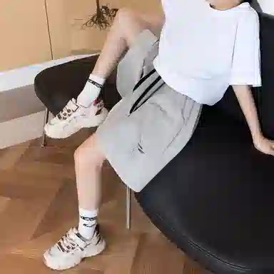 唐狮童装 纯色舒适百搭休闲五分短裤 儿童款