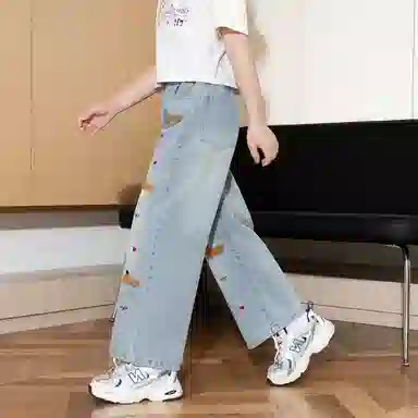 唐狮童装牛仔裤 潮流时髦亲肤舒适透气时尚 中小童