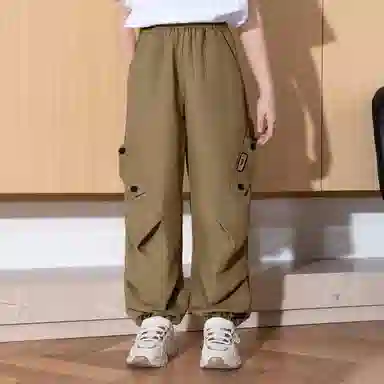 唐狮童装长裤 时尚纯色百搭洋气 中小童
