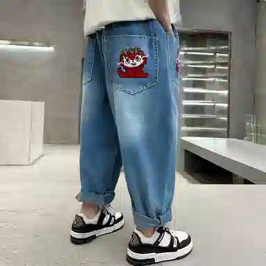 唐狮童装牛仔裤 舒适休闲百搭 中小童