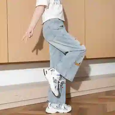 唐狮童装牛仔裤 潮流时髦亲肤舒适透气时尚 中小童