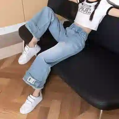 唐狮童装牛仔裤 休闲舒适洋气时尚百搭 中小童