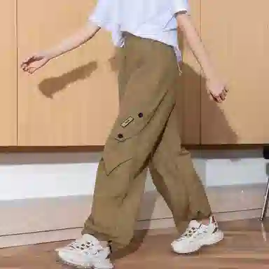 唐狮童装长裤 时尚纯色百搭洋气 中小童