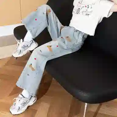 唐狮童装牛仔裤 潮流时髦亲肤舒适透气时尚 中小童