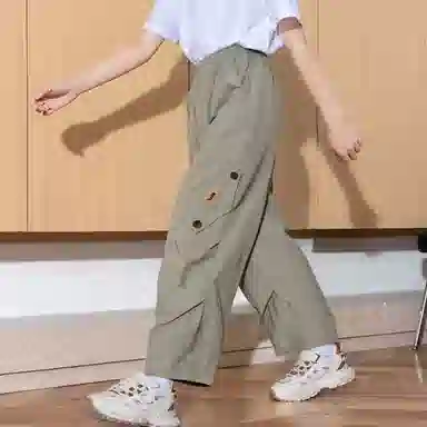 唐狮童装长裤 时尚纯色百搭洋气 中小童