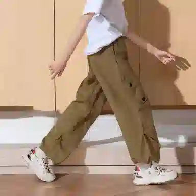 唐狮童装长裤 时尚纯色百搭洋气 中小童