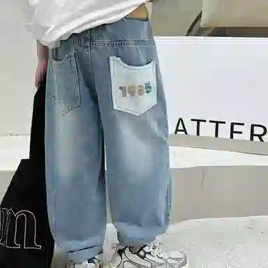 唐狮童装牛仔裤 百搭舒适潮流 中小童