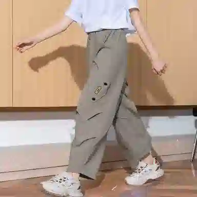 唐狮童装长裤 时尚纯色百搭洋气 中小童