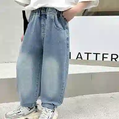 唐狮童装牛仔裤 百搭舒适潮流 中小童