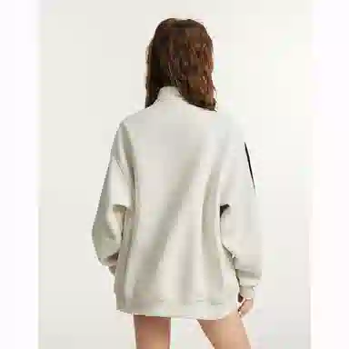 徐百货  潮牌百搭休闲复古秋季拉链上衣潮流三道杠开衫卫衣时尚运动外套棒球服 男女同款