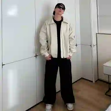 徐百货  美式高街潮牌百搭休闲时尚宽松春秋款纯色简约学生党穿搭潮流痞帅感棒球服 男女同款