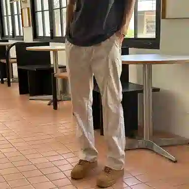 虫小绿 美式斜切直筒潮流速干百搭弯刀工装休闲户外徒步登山春夏款针织运动裤 男女同款