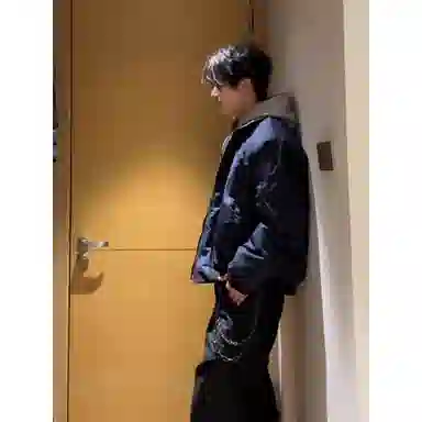 北欧攻略 美式复古潮流百搭翻领短款飞行员夹克 男女同款