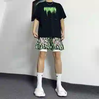 美式复古高街哥特风透气舒适宽松百搭运动短裤系列篮球裤 男女同款