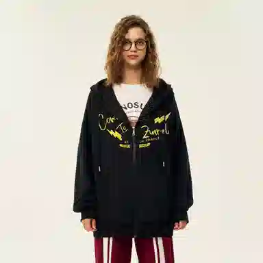 ZIAREL Lightning Logo Hoodie