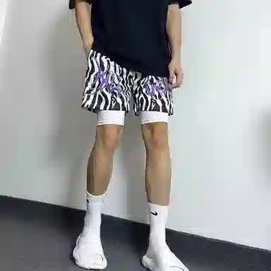 美式复古高街哥特风透气舒适宽松百搭运动短裤系列篮球裤 男女同款