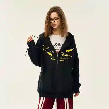 ZIAREL Lightning Logo Hoodie