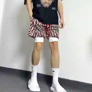 美式复古高街哥特风透气舒适宽松百搭运动短裤系列篮球裤 男女同款