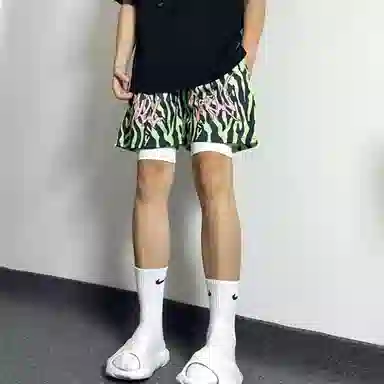 美式复古高街哥特风透气舒适宽松百搭运动短裤系列篮球裤 男女同款