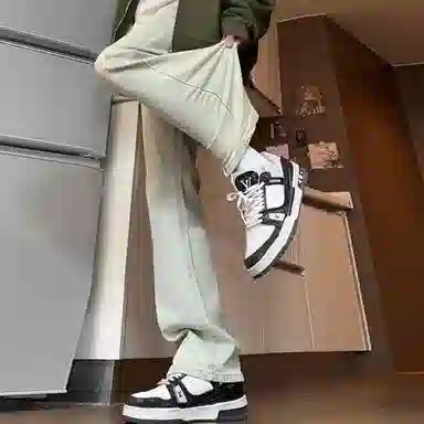 帝狼牛 美式复古风百搭显高显瘦多种版型裤子牛仔裤 男女同款