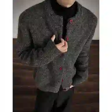 MADONA Vintage Button Knit Cardigan