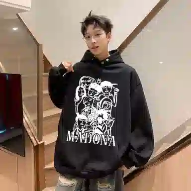 MADONA Vintage Metal Buckle Sweatshirt