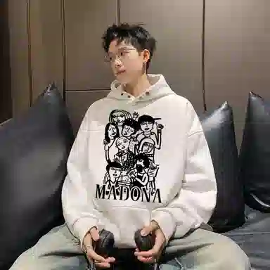 MADONA Vintage Metal Buckle Sweatshirt