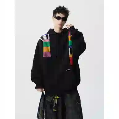 MADONA Rainbow Knit Hoodie