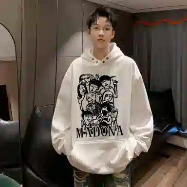 MADONA Vintage Metal Buckle Sweatshirt