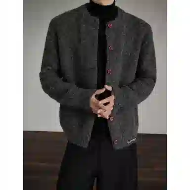 MADONA Vintage Button Knit Cardigan