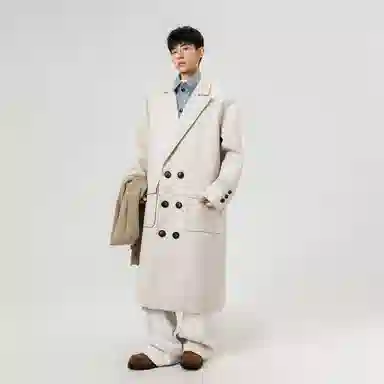 MADONA Double-Breasted Wool Coat