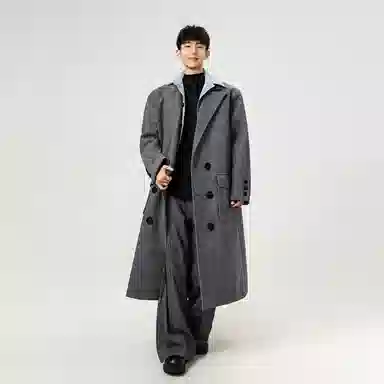MADONA Double-Breasted Wool Coat