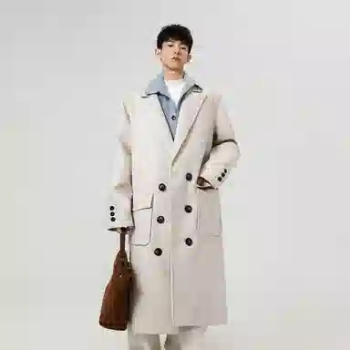 MADONA Double-Breasted Wool Coat