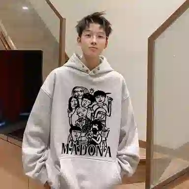 MADONA Vintage Metal Buckle Sweatshirt