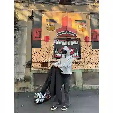 悍戈 融合韩美风格的多口袋透气百搭休闲裤工装裤 男女同款