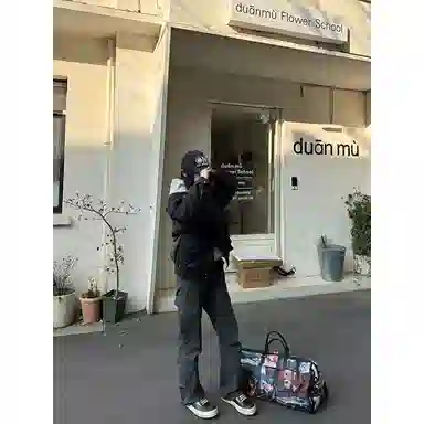 悍戈 融合韩美风格的多口袋透气百搭休闲裤工装裤 男女同款