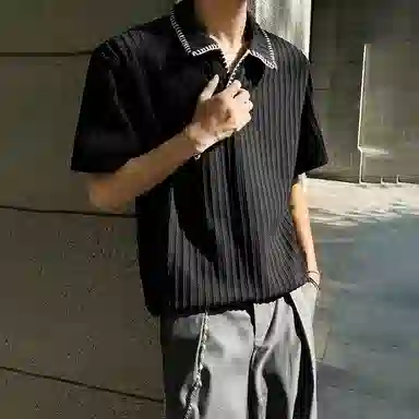 CTIDESTRAW cleanfitpoloT