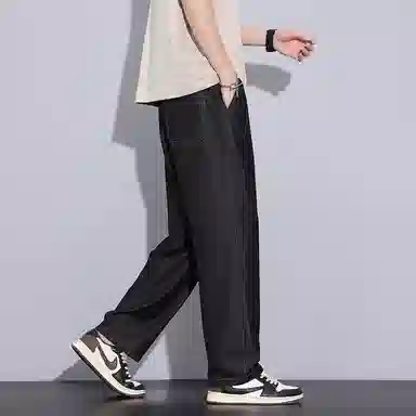 微牛 夏季薄款宽松天丝潮流百搭舒适阔腿休闲长裤牛仔裤 男款