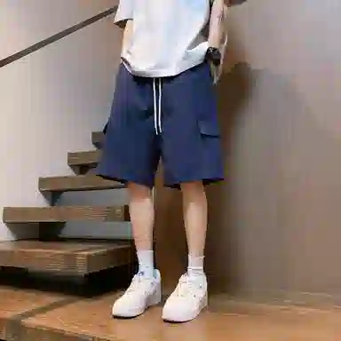 微牛 宽松百搭外穿潮牌五分裤时尚舒适休闲短裤 男款