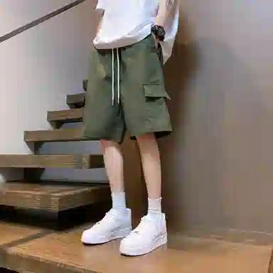 微牛 宽松百搭外穿潮牌五分裤时尚舒适休闲短裤 男款