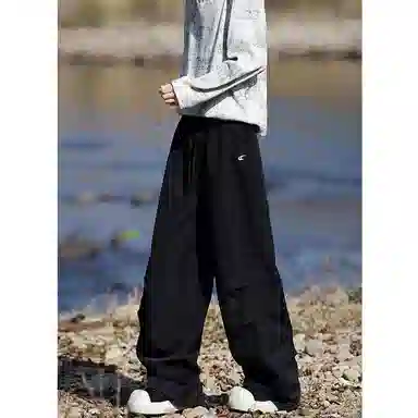 悍戈 美式复古潮流百搭舒适亲肤拖地长裤休闲裤 男女同款