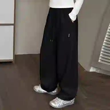 冬季一体奥粒绒舒适亲肤保暖香蕉卫裤儿童运动裤 冬春秋