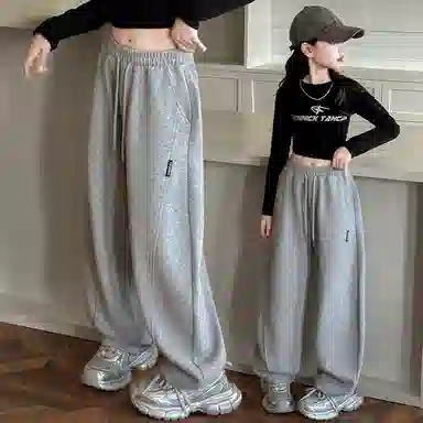 冬季一体奥粒绒舒适亲肤保暖香蕉卫裤儿童运动裤 冬春秋